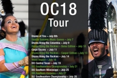 OC18 Tour Schedule Social Graphic